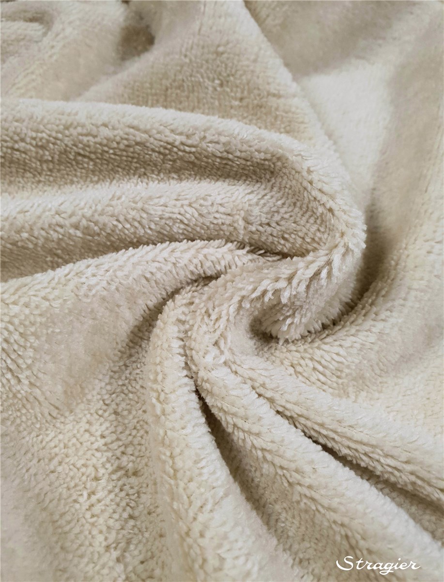 Eponge Velours - Coton & Bambou - uni - Ficelle