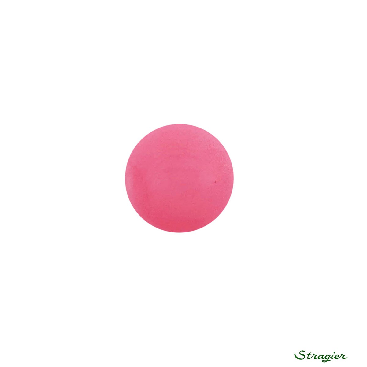 Boutons Corozo - à queue - Fuchsia - 11 mm