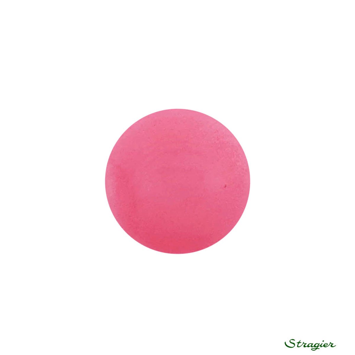 Boutons Corozo - à queue - Fuchsia - 15 mm