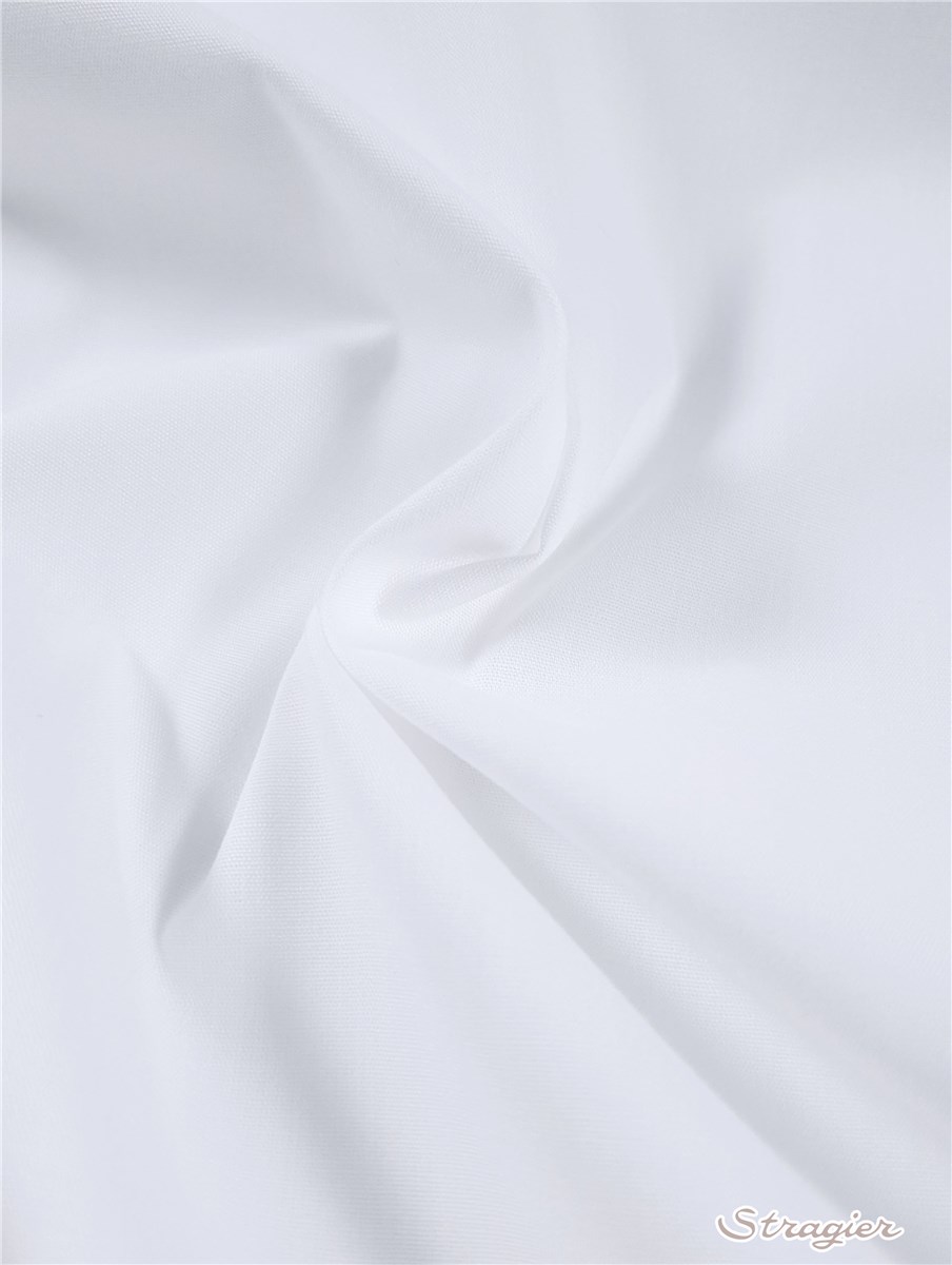 Popeline Pur Coton BIO - uni - Blanc naturel