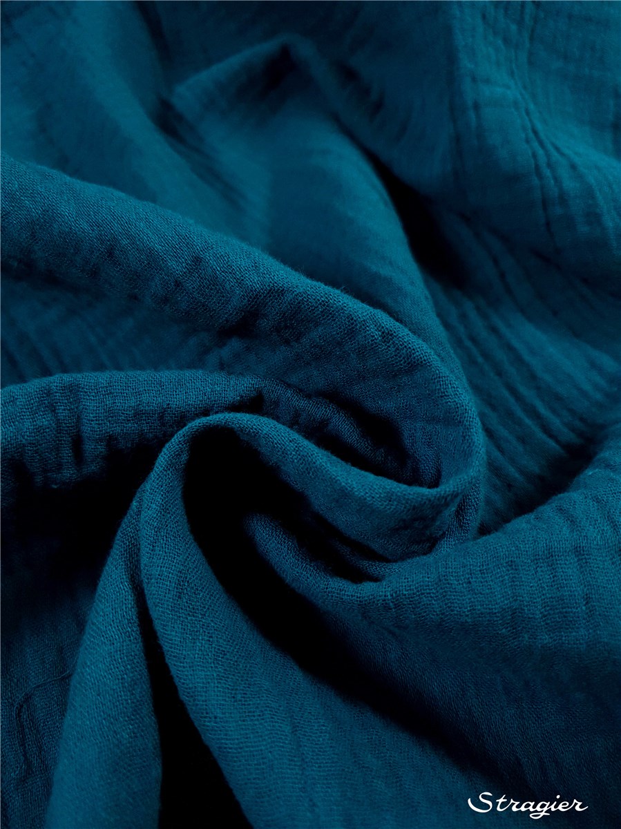 Double Gauze - Organic Cotton - Uni - Vert Canard