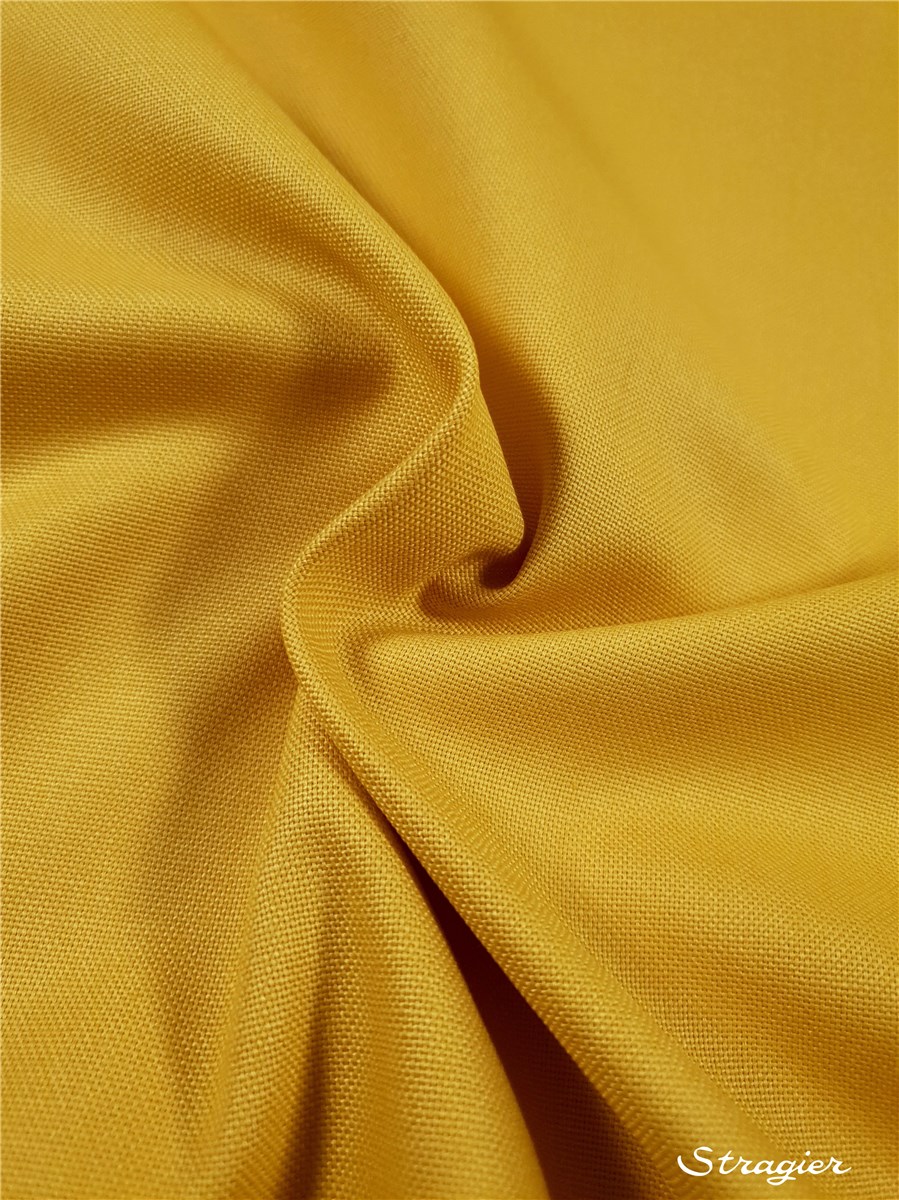 Toile de Coton épaisse - uni - Jaune Safran 