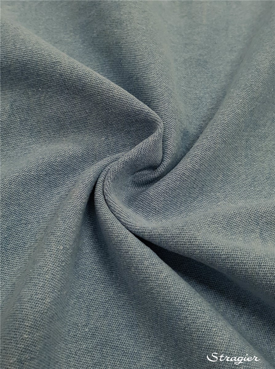 Heavy Denim Fabric - stretch - Plain - Bleu pâle