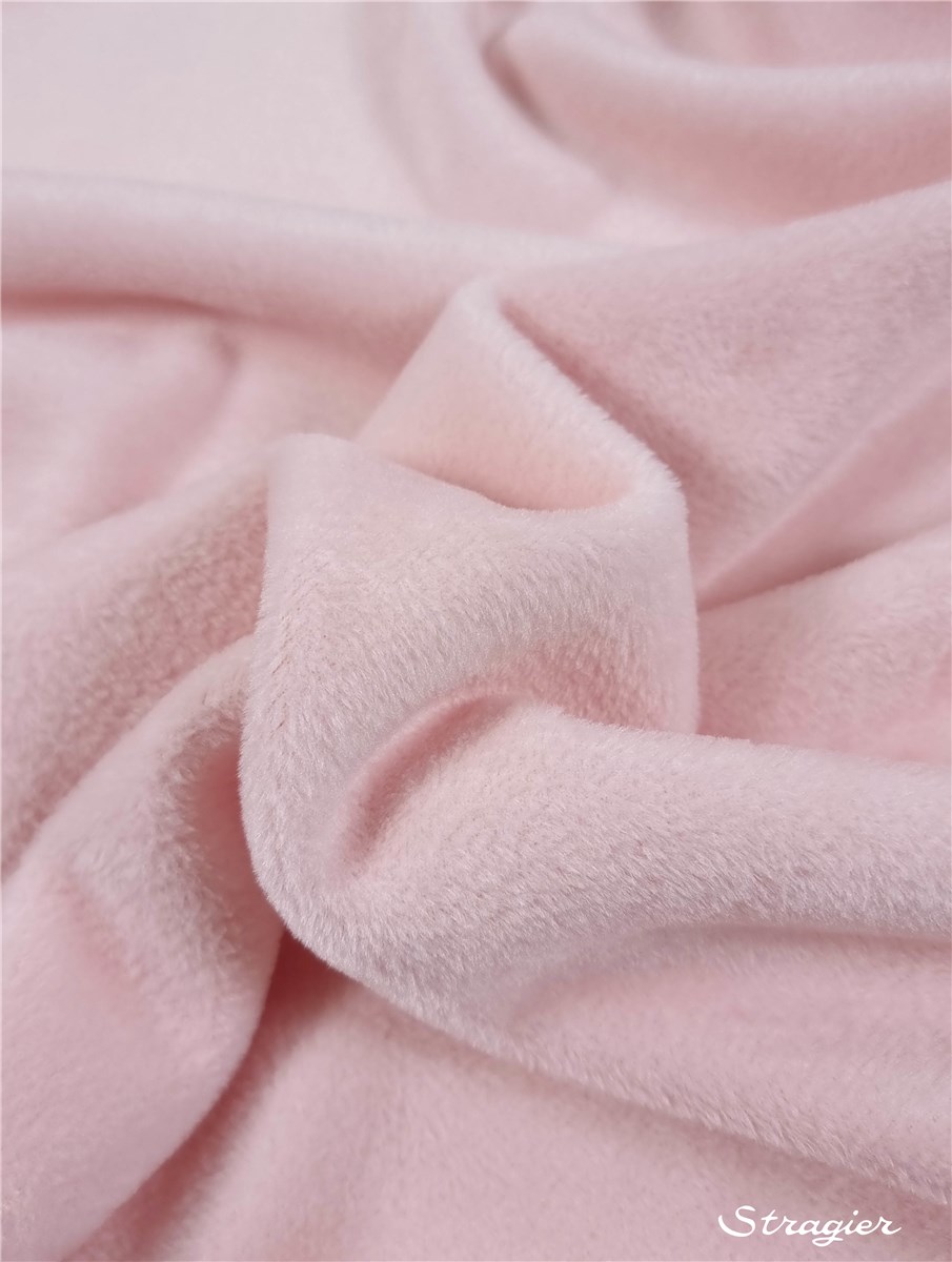 Teddysoft Fabric - Double Face - Plain - Rose Ballet