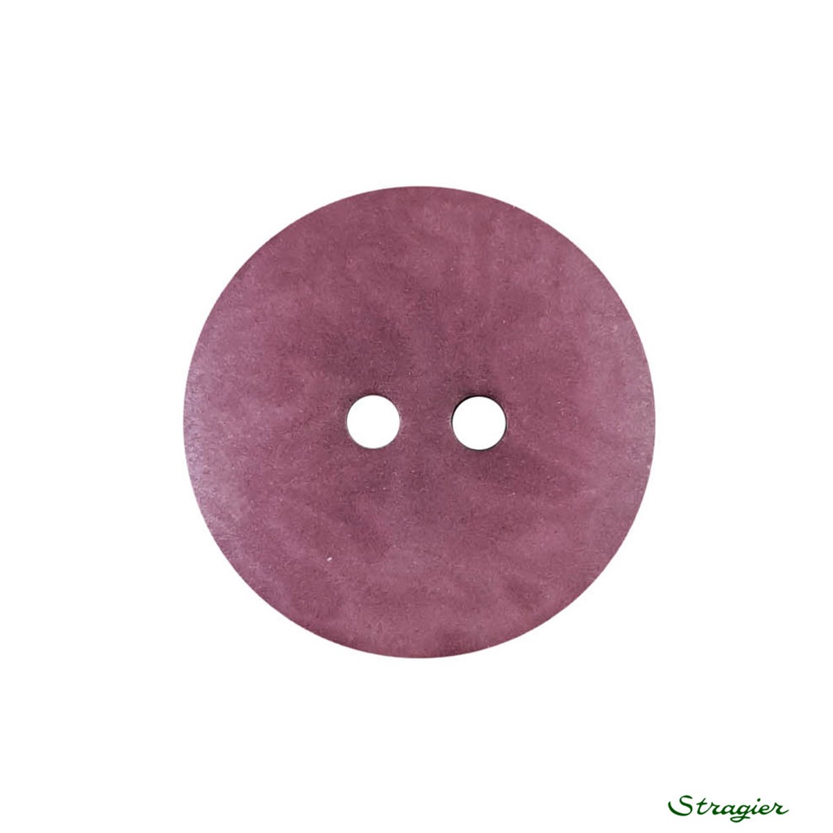 Ivory-Nut Buttons - 2 trous - Prunelle - 20 mm