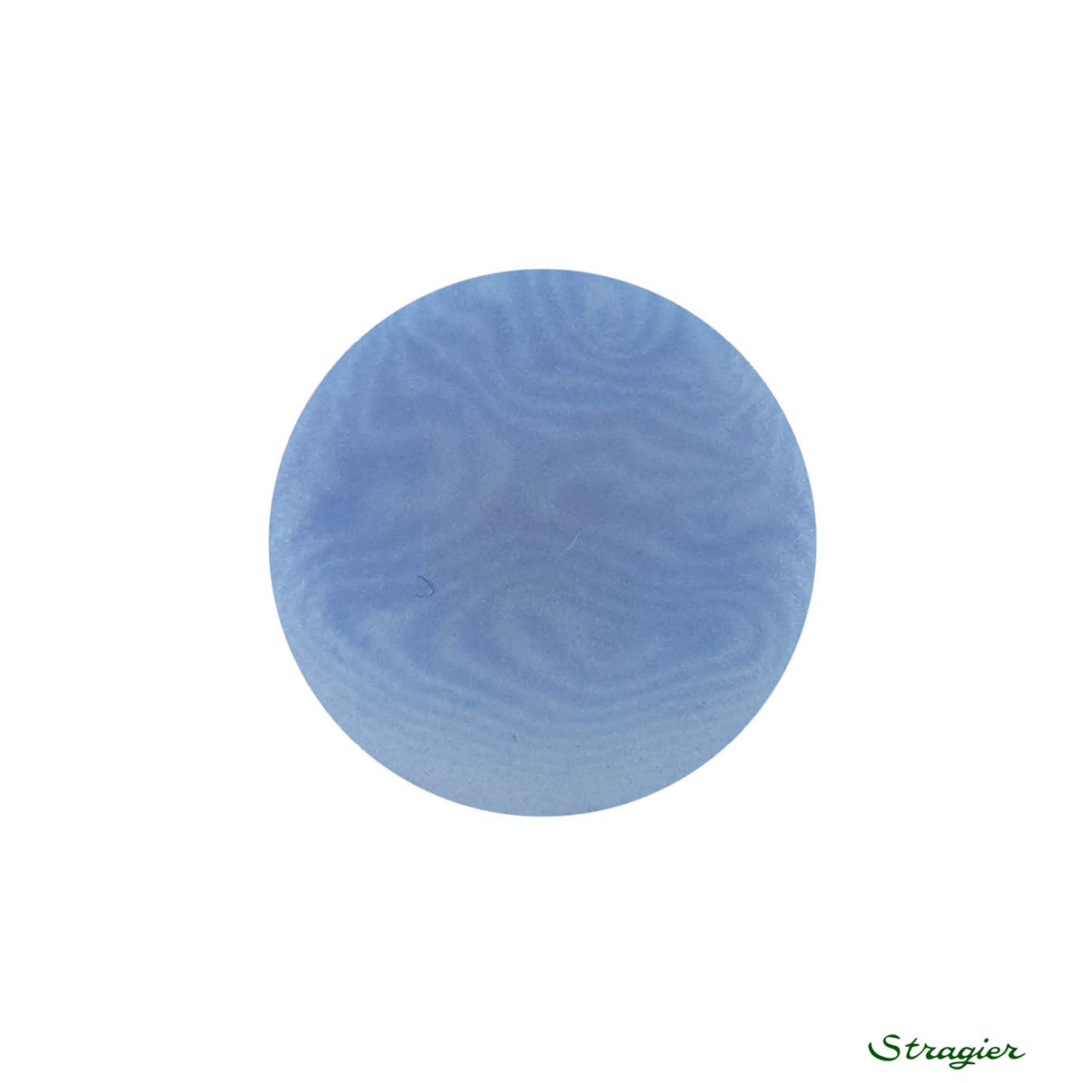 Ivory-Nut Buttons - à queue - Bleu Jeans clair - 18 mm