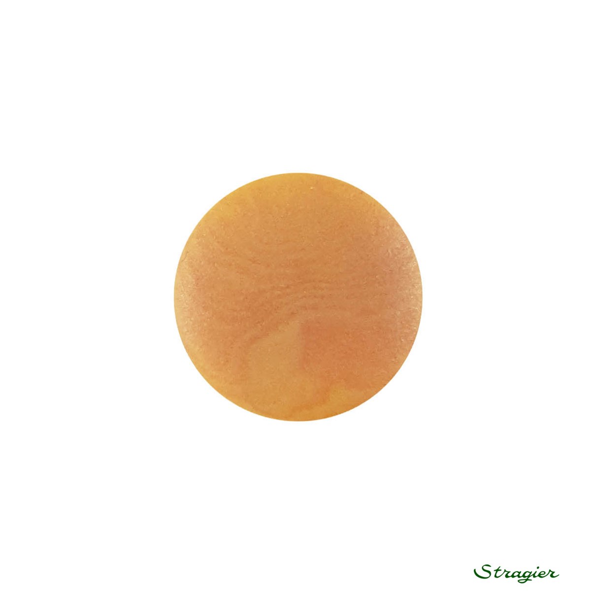 Ivory-Nut Buttons - à queue - Jaune Safran - 15 mm