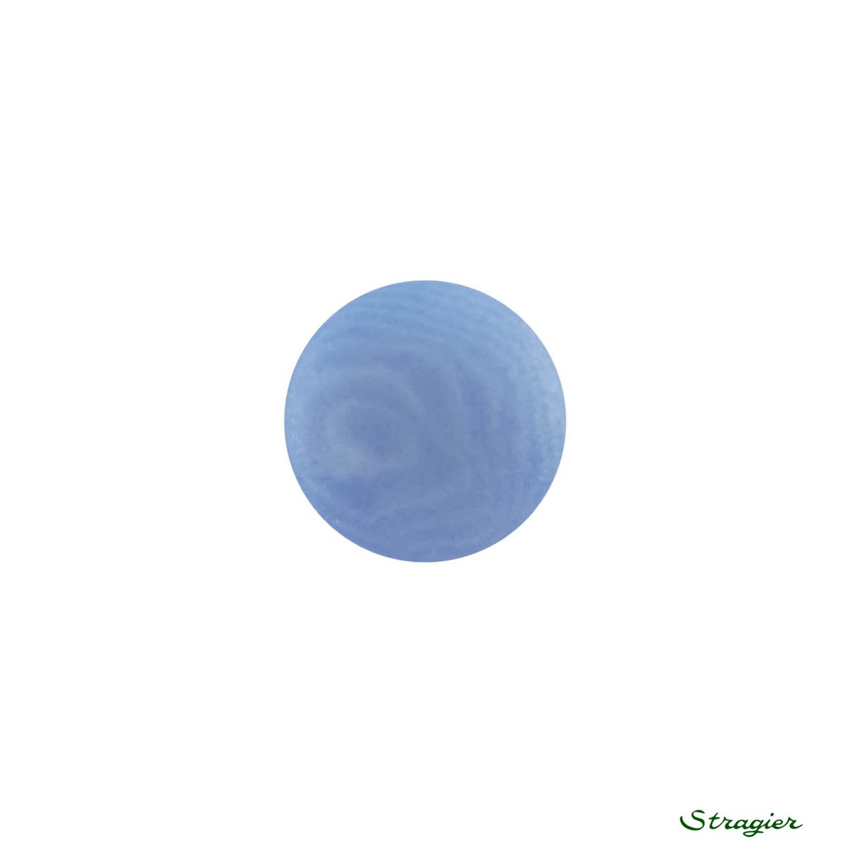 Boutons Corozo - à queue - Bleu Jeans clair - 11 mm