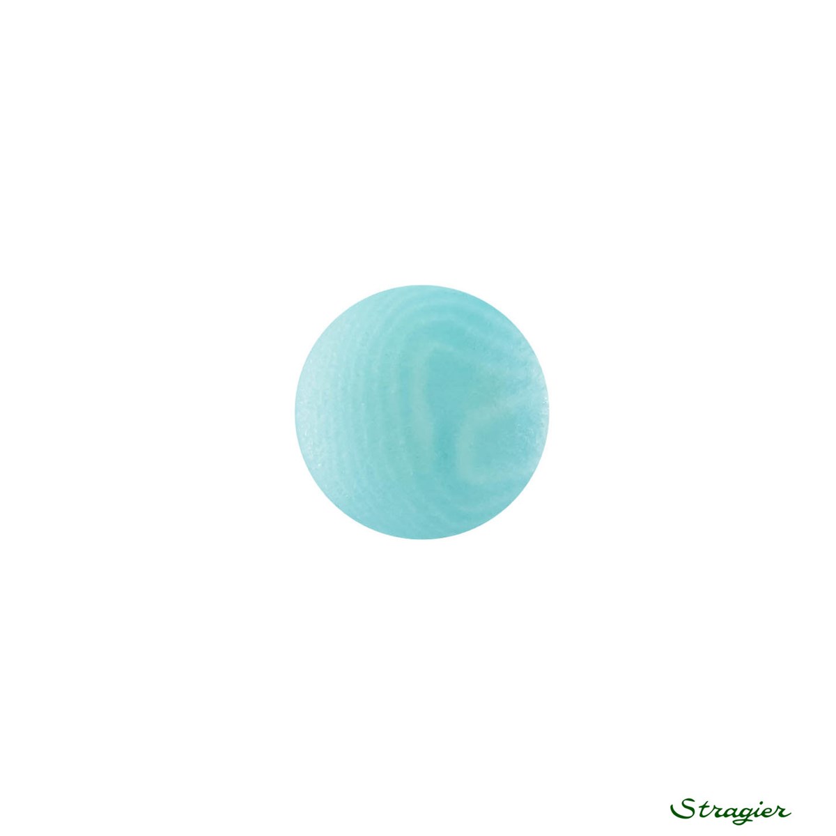 Boutons Corozo - à queue - Menthe - 11 mm