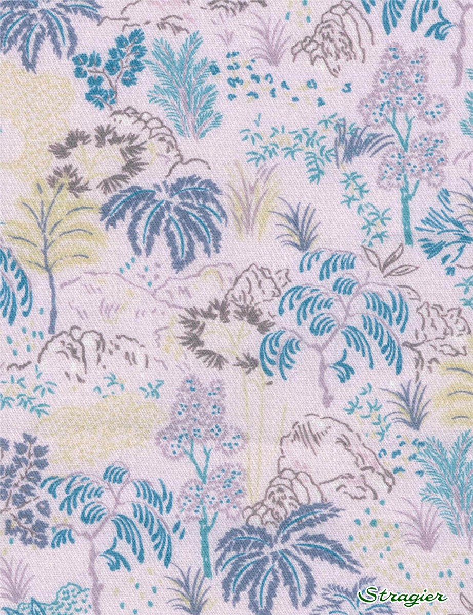 UNE - Cotton "Caress" - Mahonia - Bambou