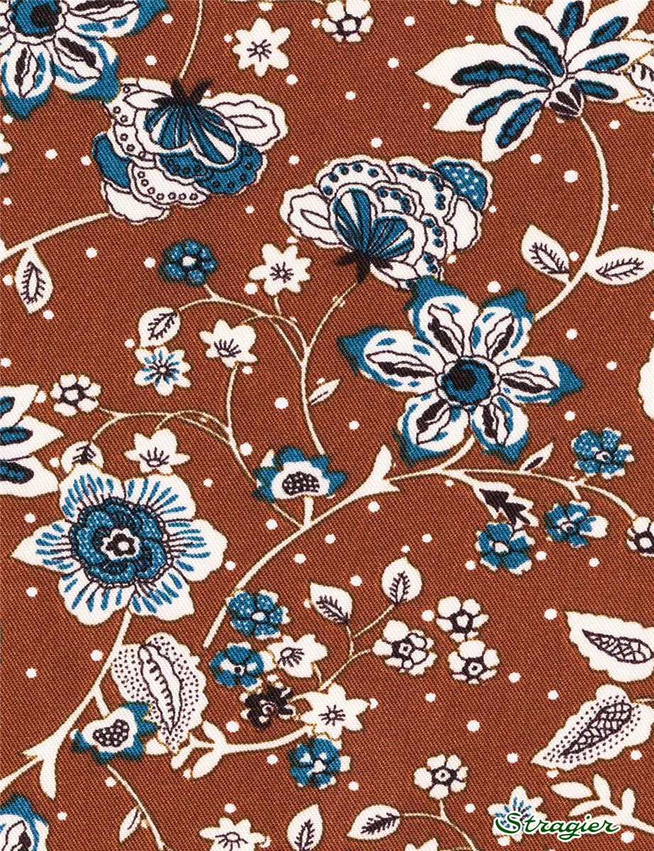 Twill souple Viscose - Astrid - Sienne 