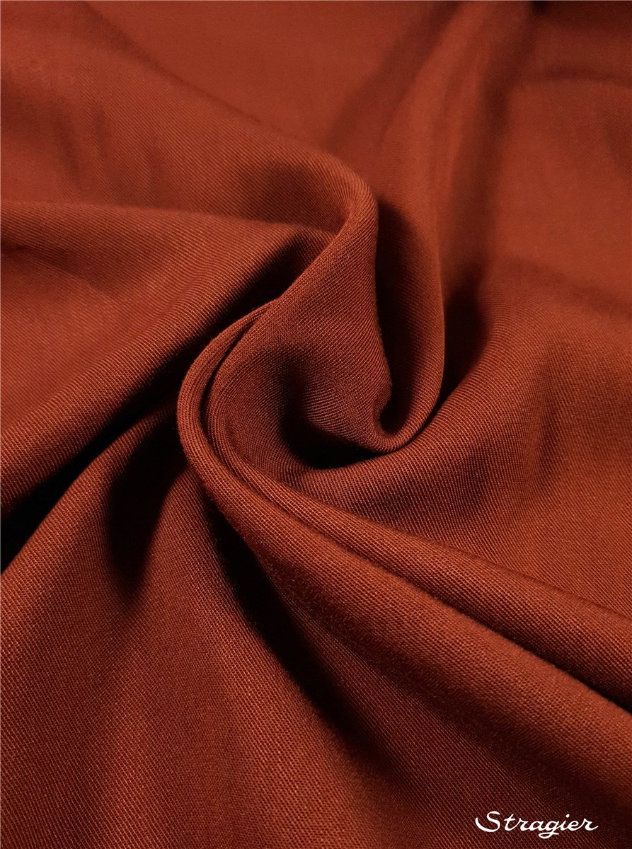 Twill Viscose - Uni - Sienne