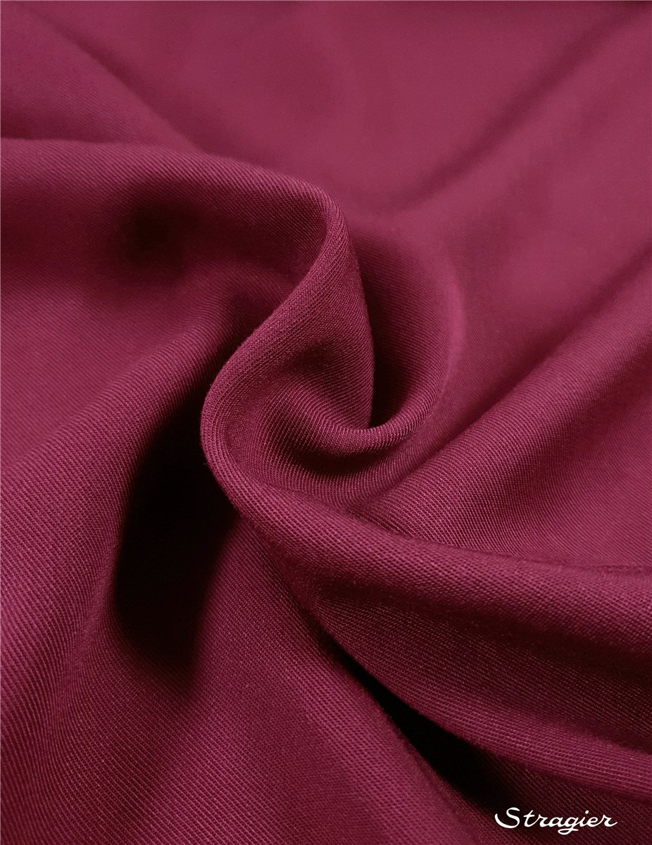 Twill Viscose - Uni - Vin de Framboise 