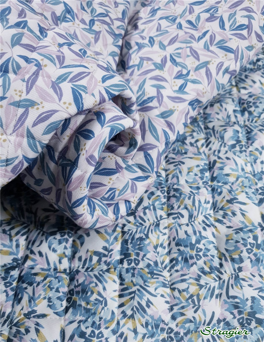 UNE Quilted fabric - Clea - Bambou