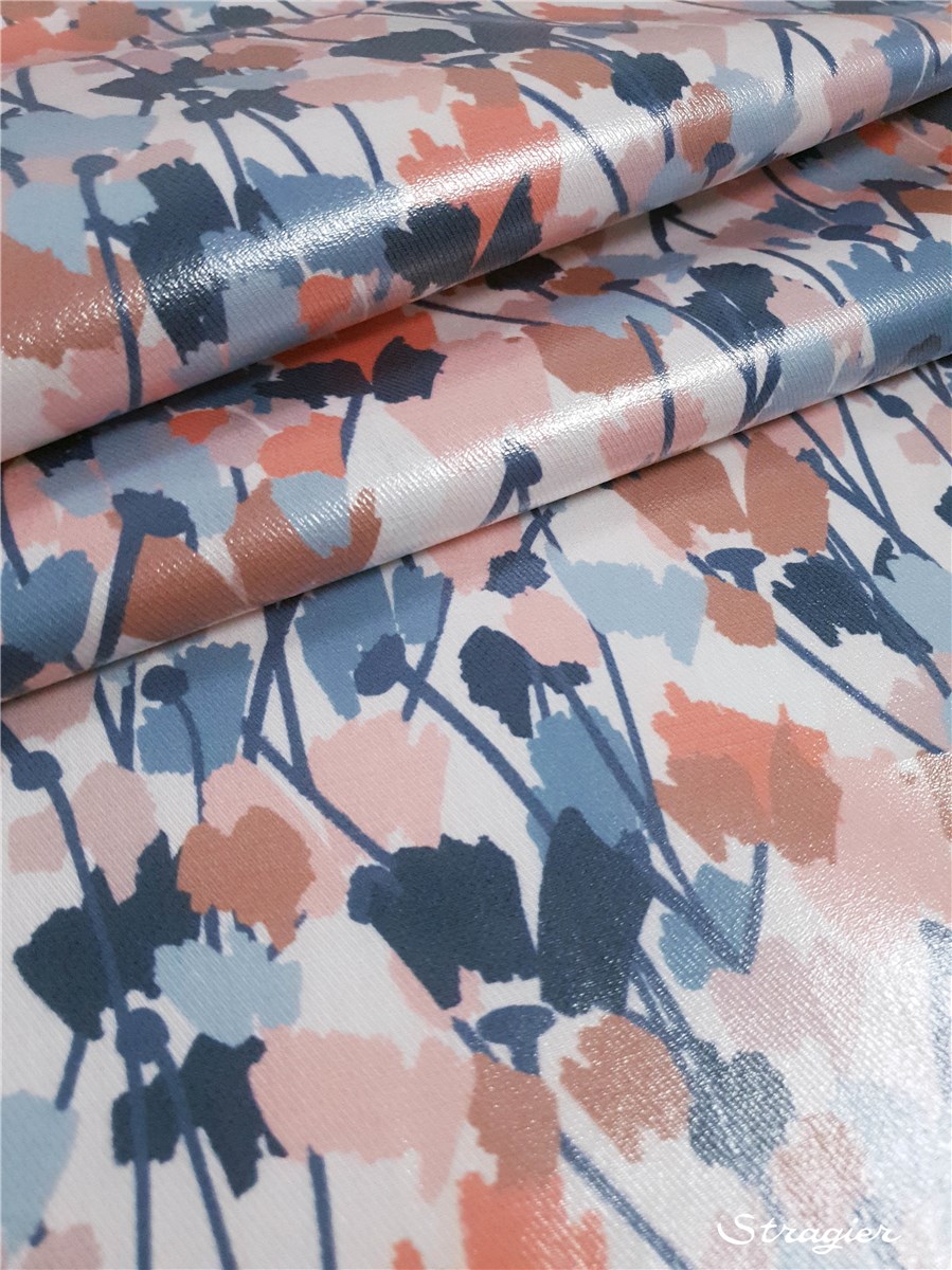 UNE - Cotton "Caress" - coated - Jaspe - Ballet