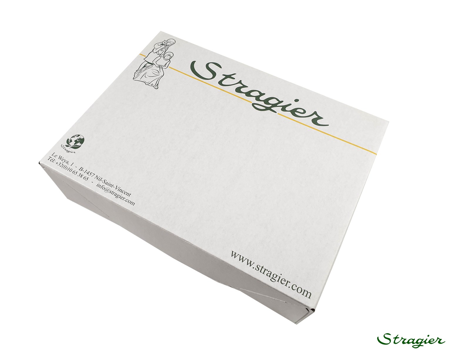 Grande boîte carton - STRAGIER -  - 38x28x11 cm