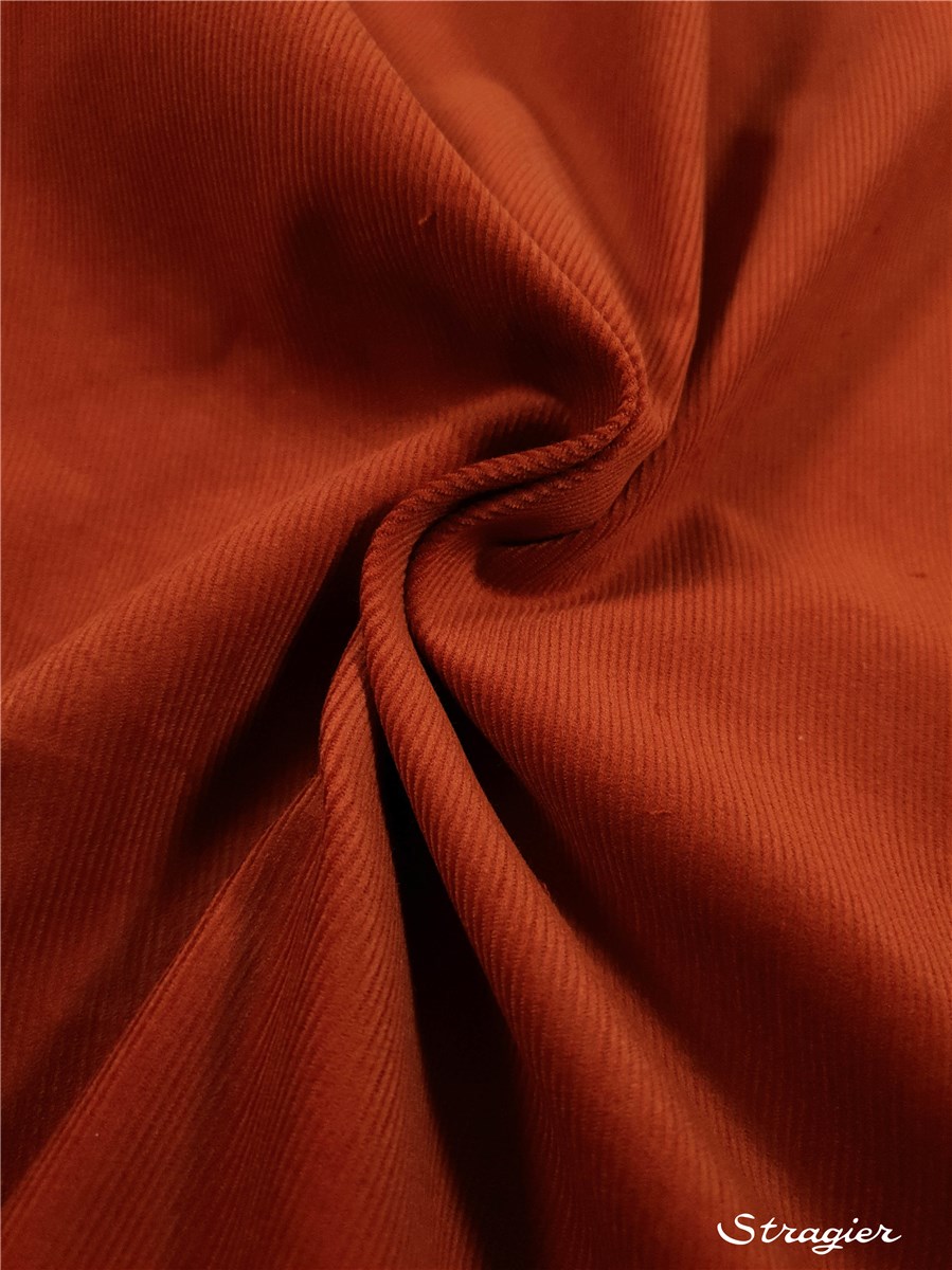 Velours Milleraies Soft - Uni - Cayenne 