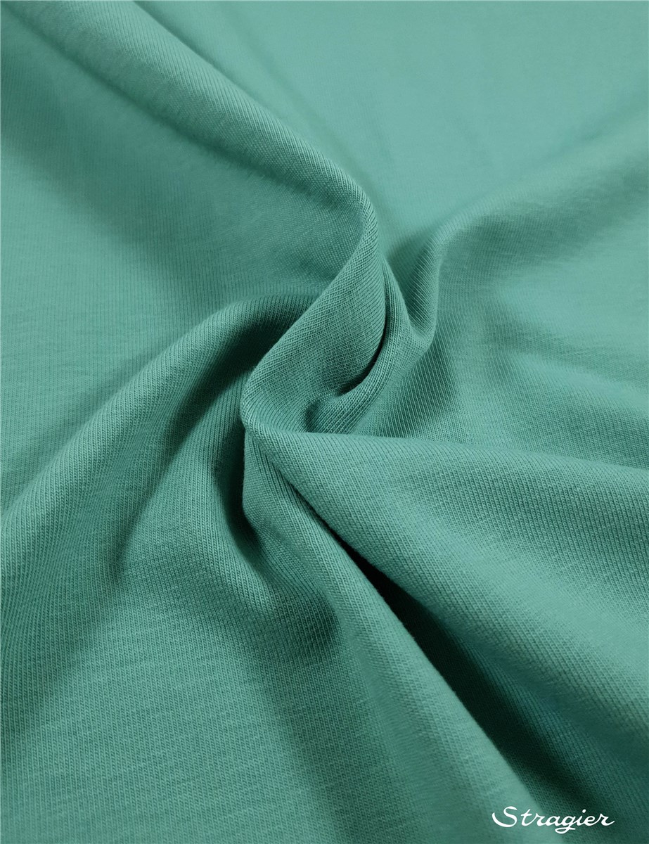 Cotton Jersey - stretch - Organic - 200gr/sqm - uni - Vert Céladon