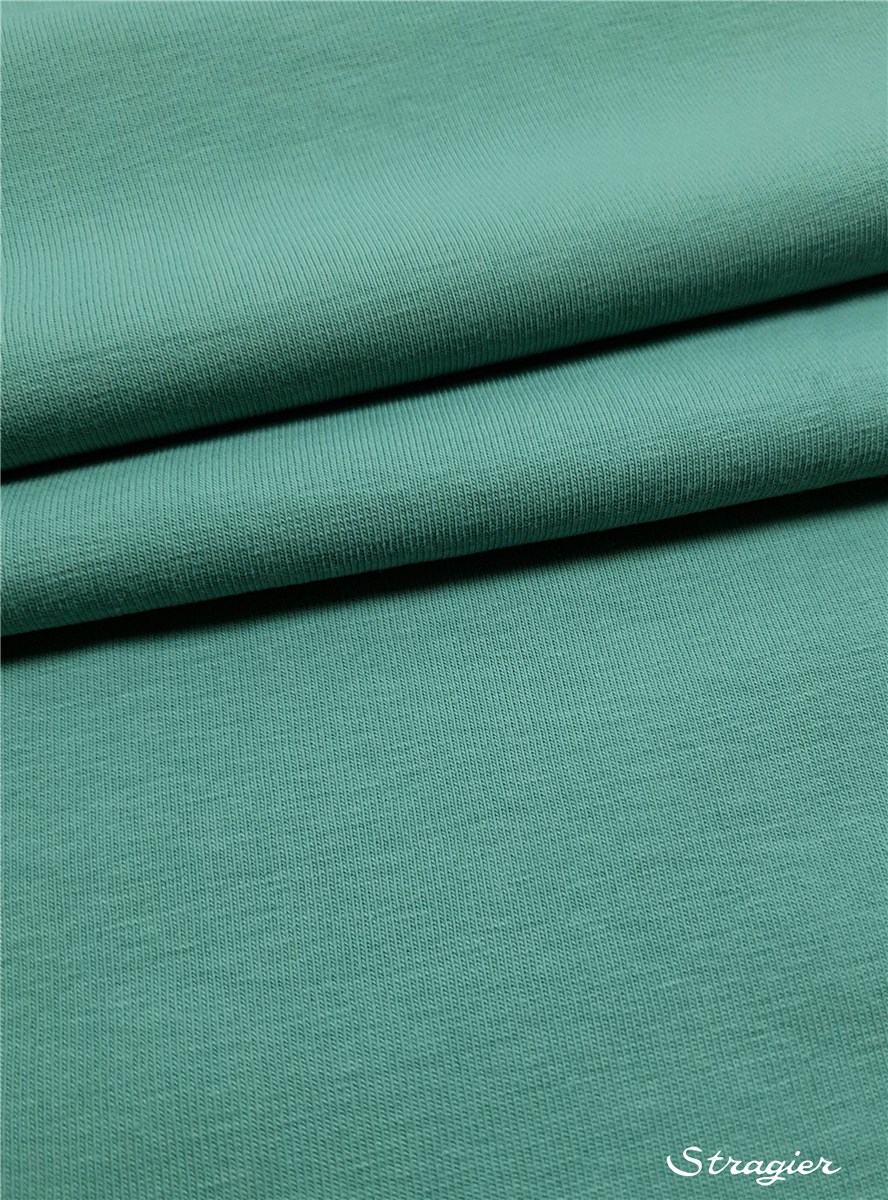 Jersey Coton Stretch BIO 200g/m² - uni - Vert Céladon