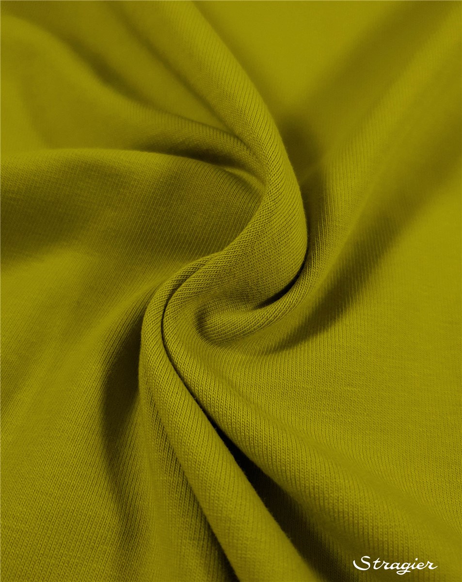 Cotton Jersey - stretch - Organic - 200gr/sqm - uni - Citron vert