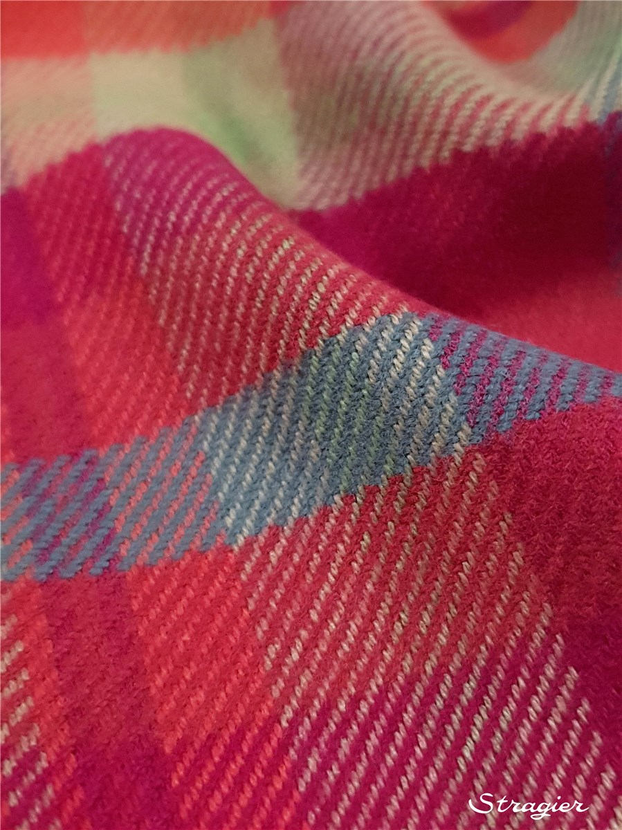 Flanelle pur Coton - Ecossais - Highland Rose - -