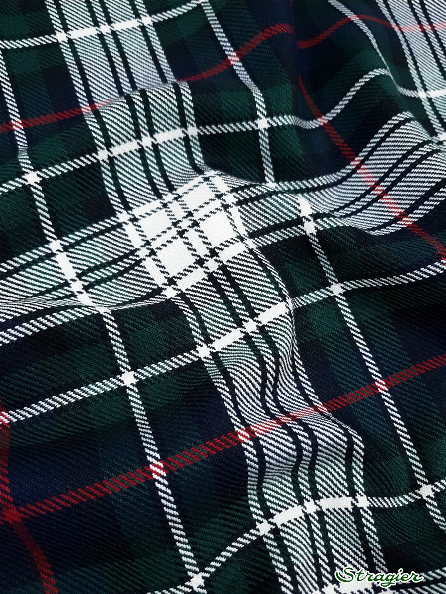 Flanelle pur Coton - Ecossais - Mackenzie Dress Modern - -