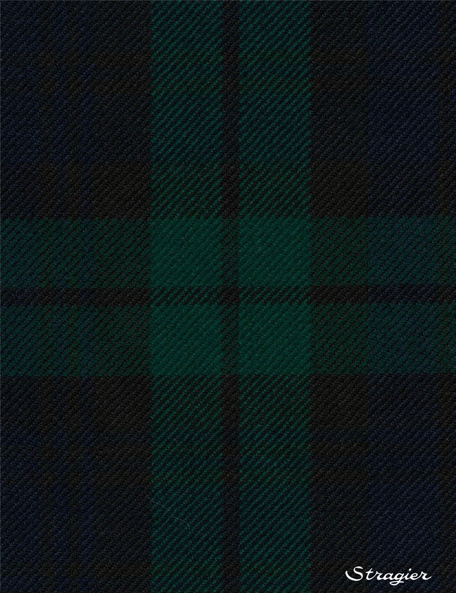 Tartan Ecossais Pure Laine - Black Watch Modern - -