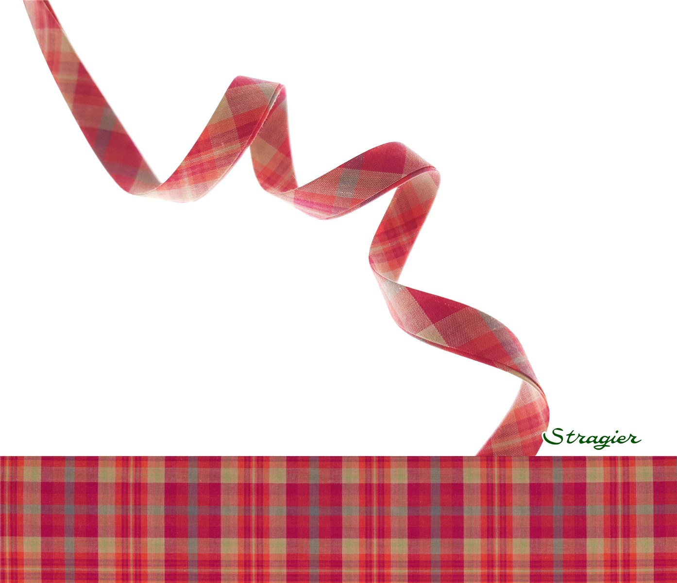 Biais Ecossais - Highland Rose mini - - - 10 mm