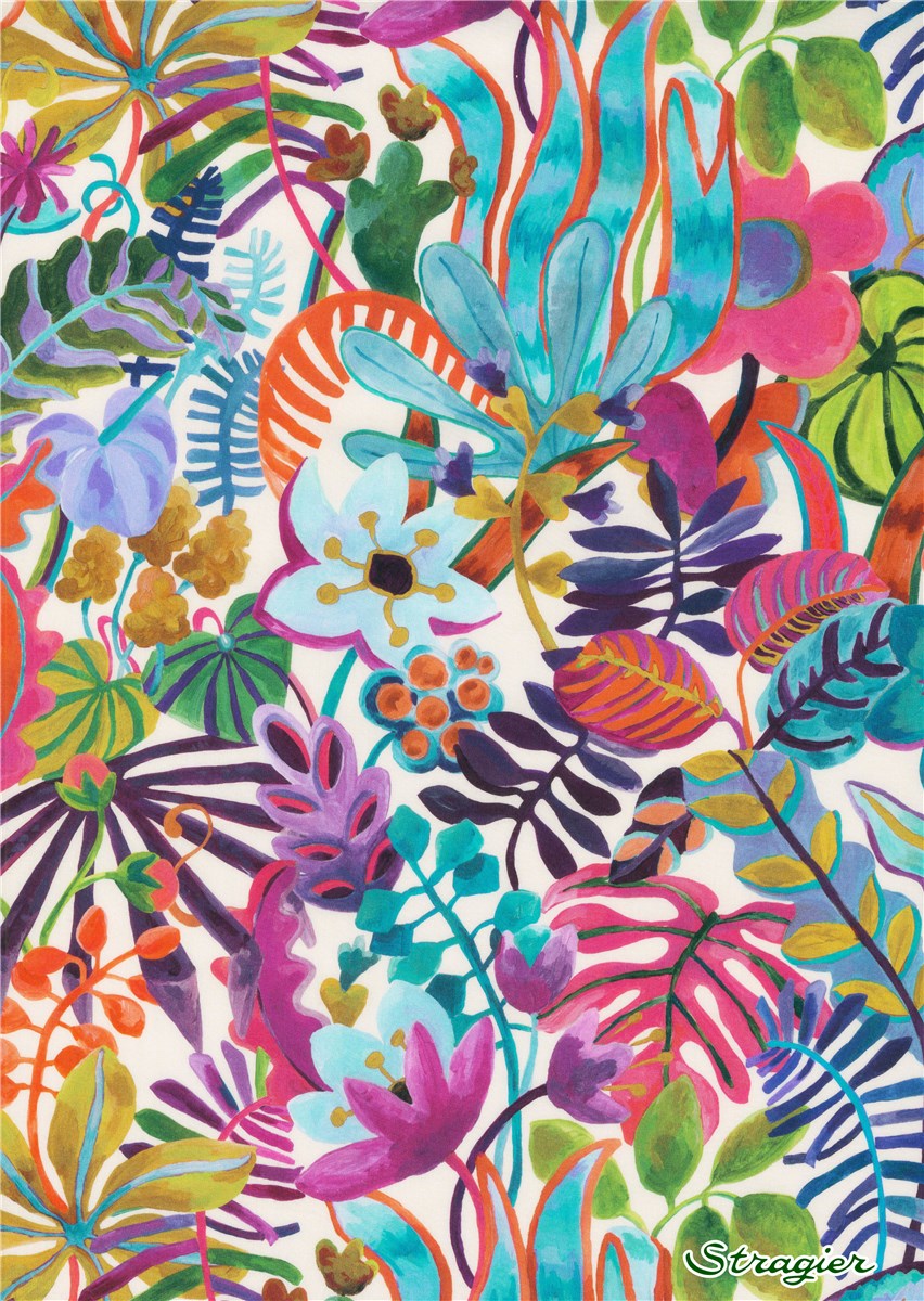 Liberty Tana Lawn - Jungle Trip - Saphir 