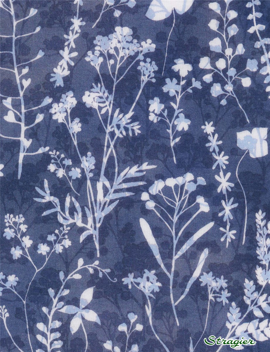 Liberty Tana Lawn - Daydream Believer - Navy 