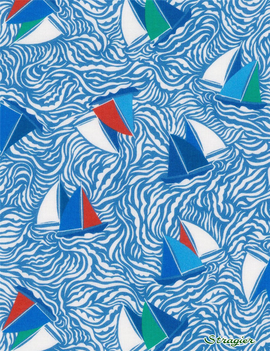 Liberty Tana Lawn - Sail Away - Atlantic