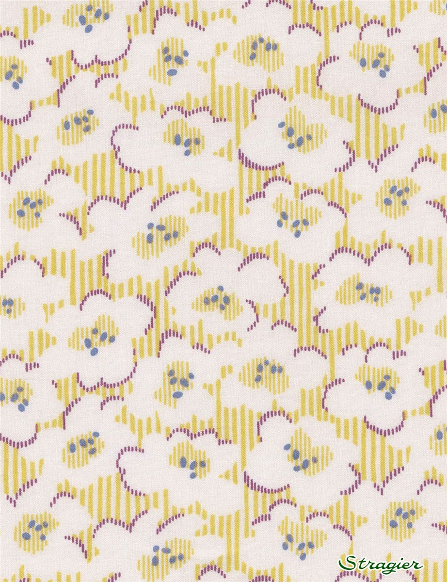 Liberty Tana Lawn - Deckchair daze - Dandelion