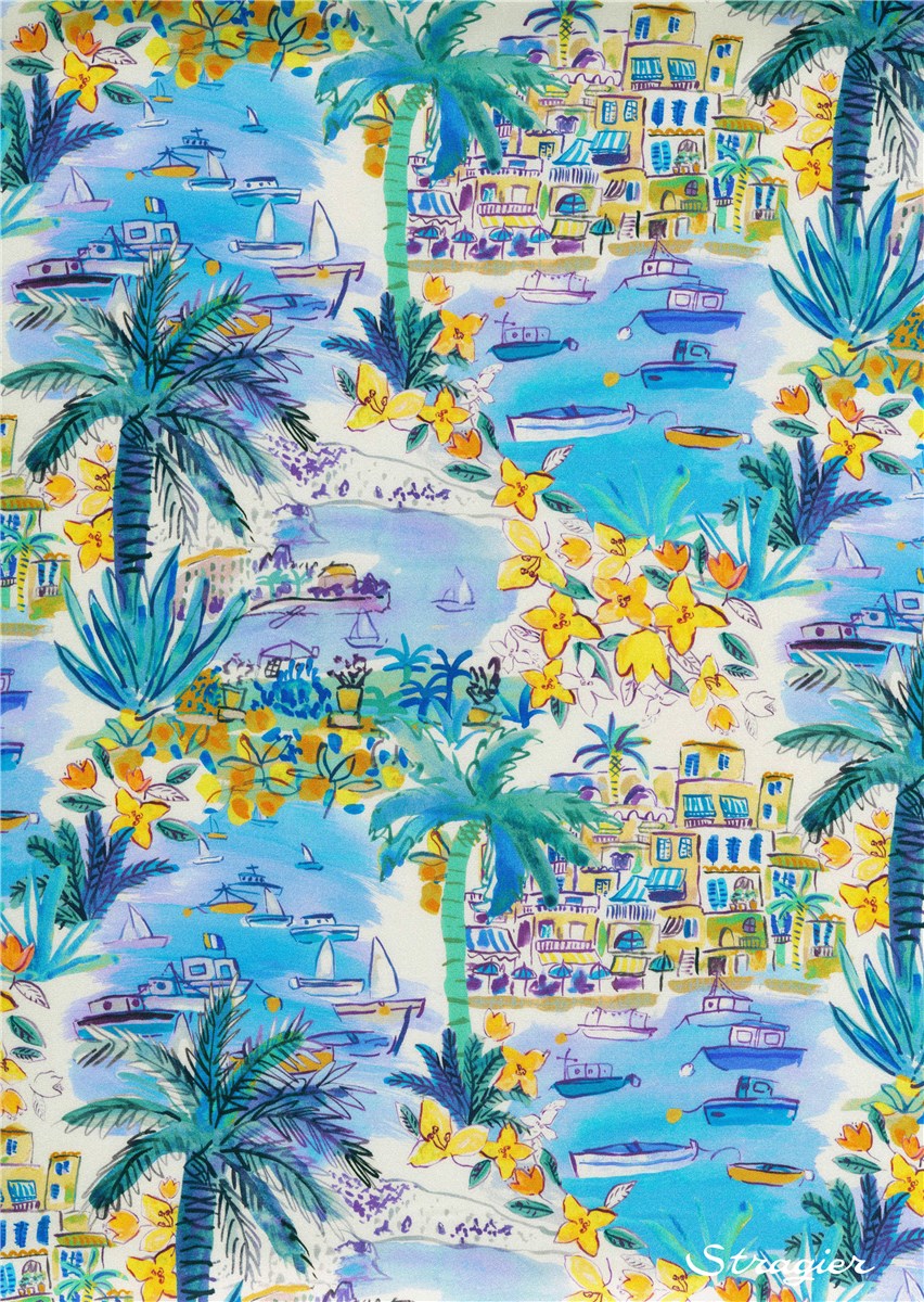 Satin de Soie Liberty - Cape Vista - B 