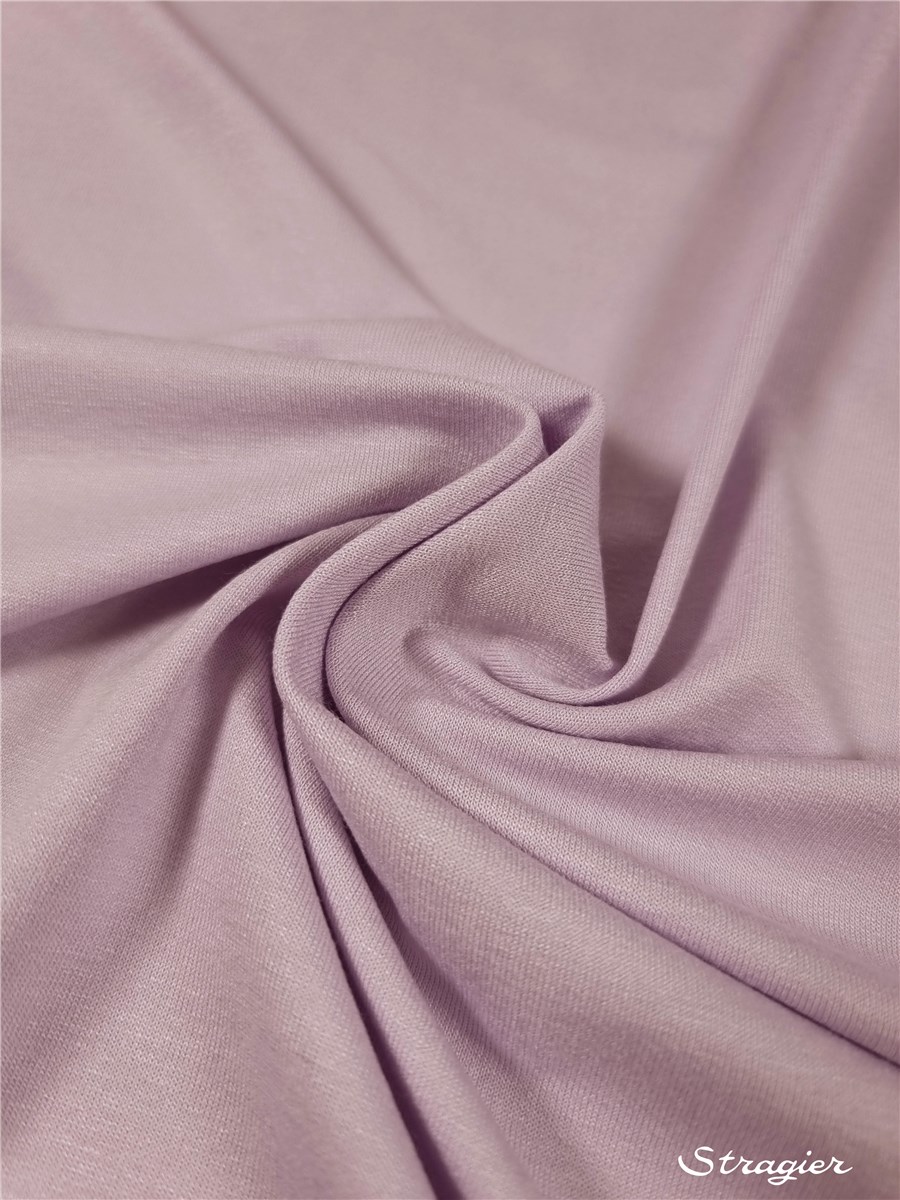 Maille silky stretch - Uni - Lilas 