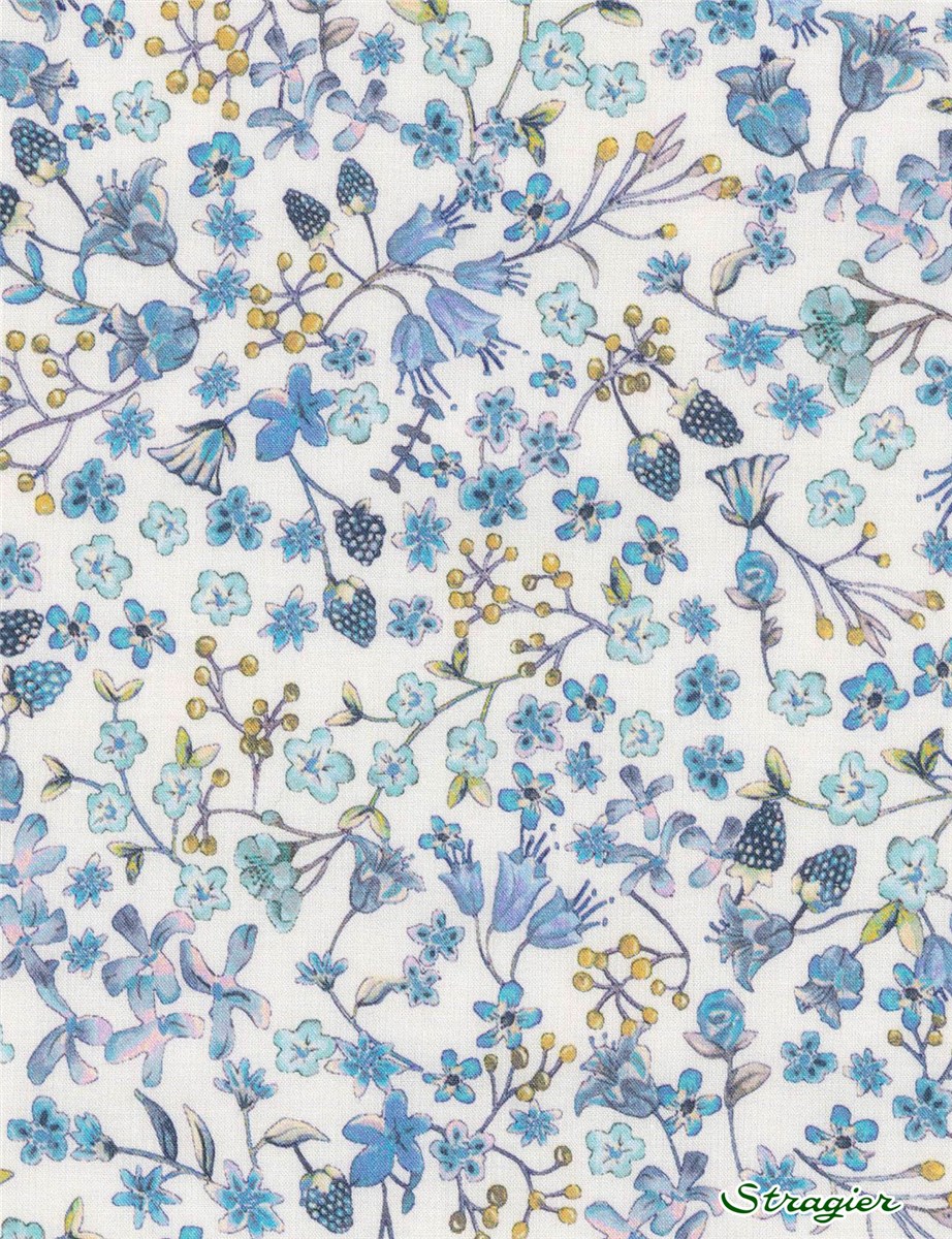 Liberty Tana Lawn BIO - 5272 Donna Leigh - Fjord 