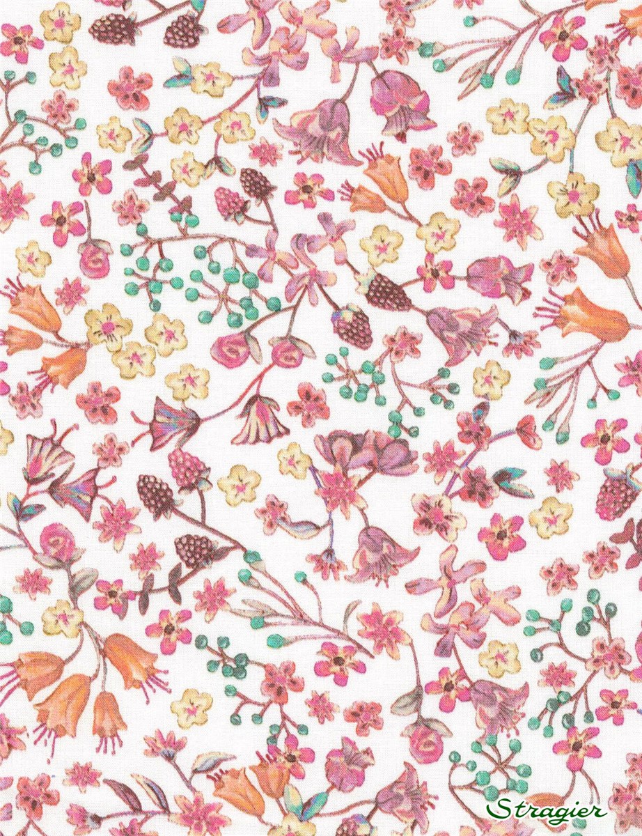 Liberty Tana Lawn BIO - 5272 Donna Leigh - Pétunia