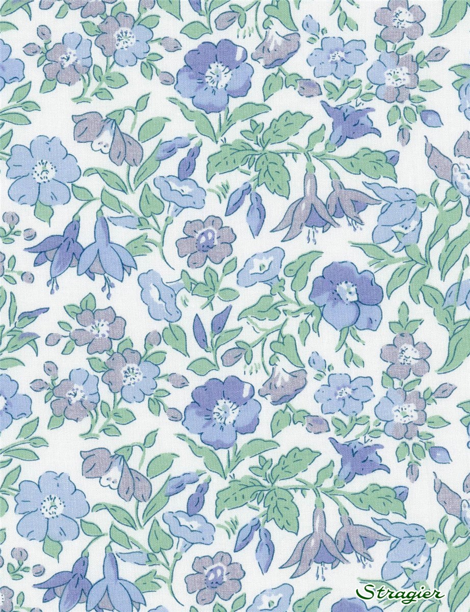 Liberty Tana Lawn BIO - Mamie - Campanule 