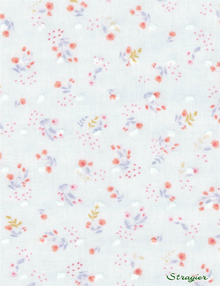 Cotton Batiste - Swiss Dots - Astrid - Pierre précieuse