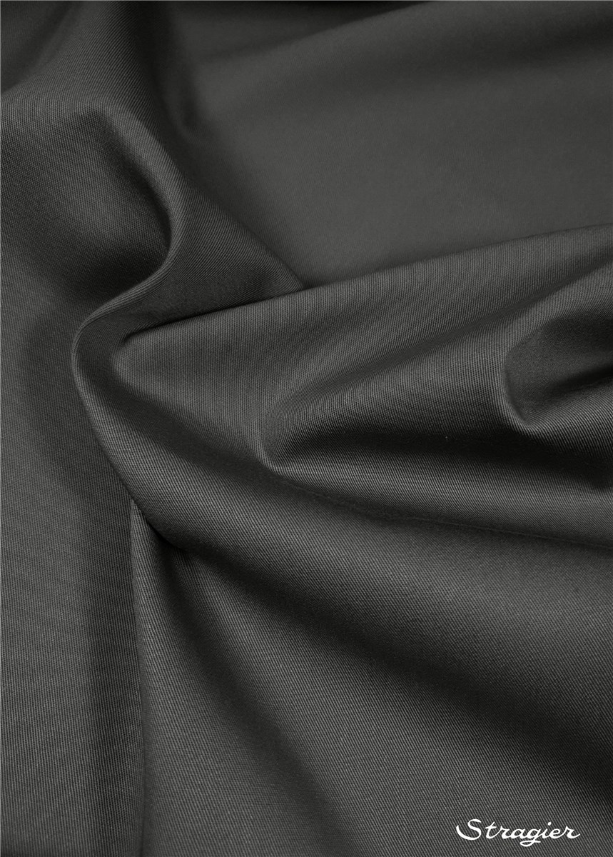 Cotton Twill - light - Plain - Gris foncé