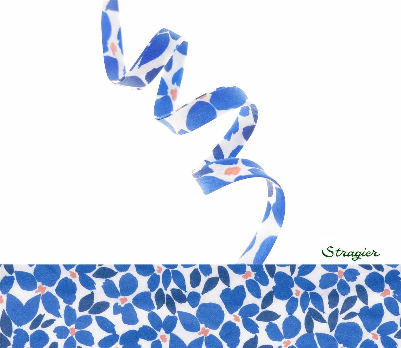 Bias Binding - UNE - Florie - Mediterranean - 10 mm