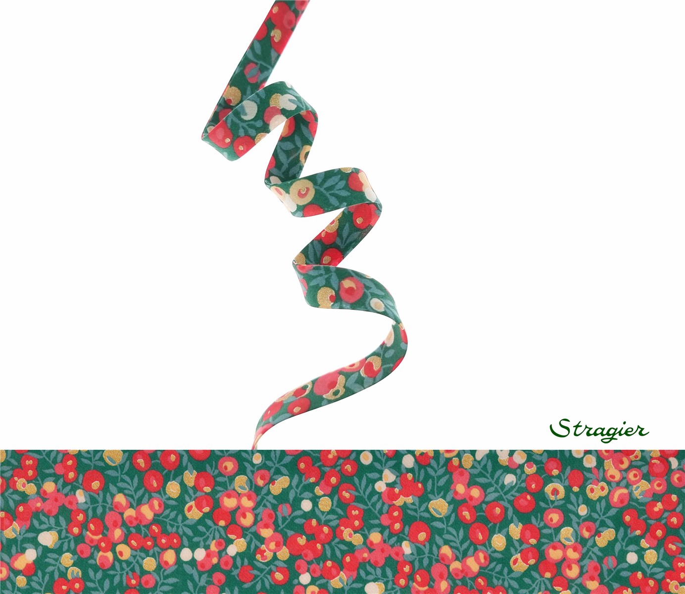 Liberty Bias Binding - 9009 Wiltshire - Bouteille et Or - 10 mm