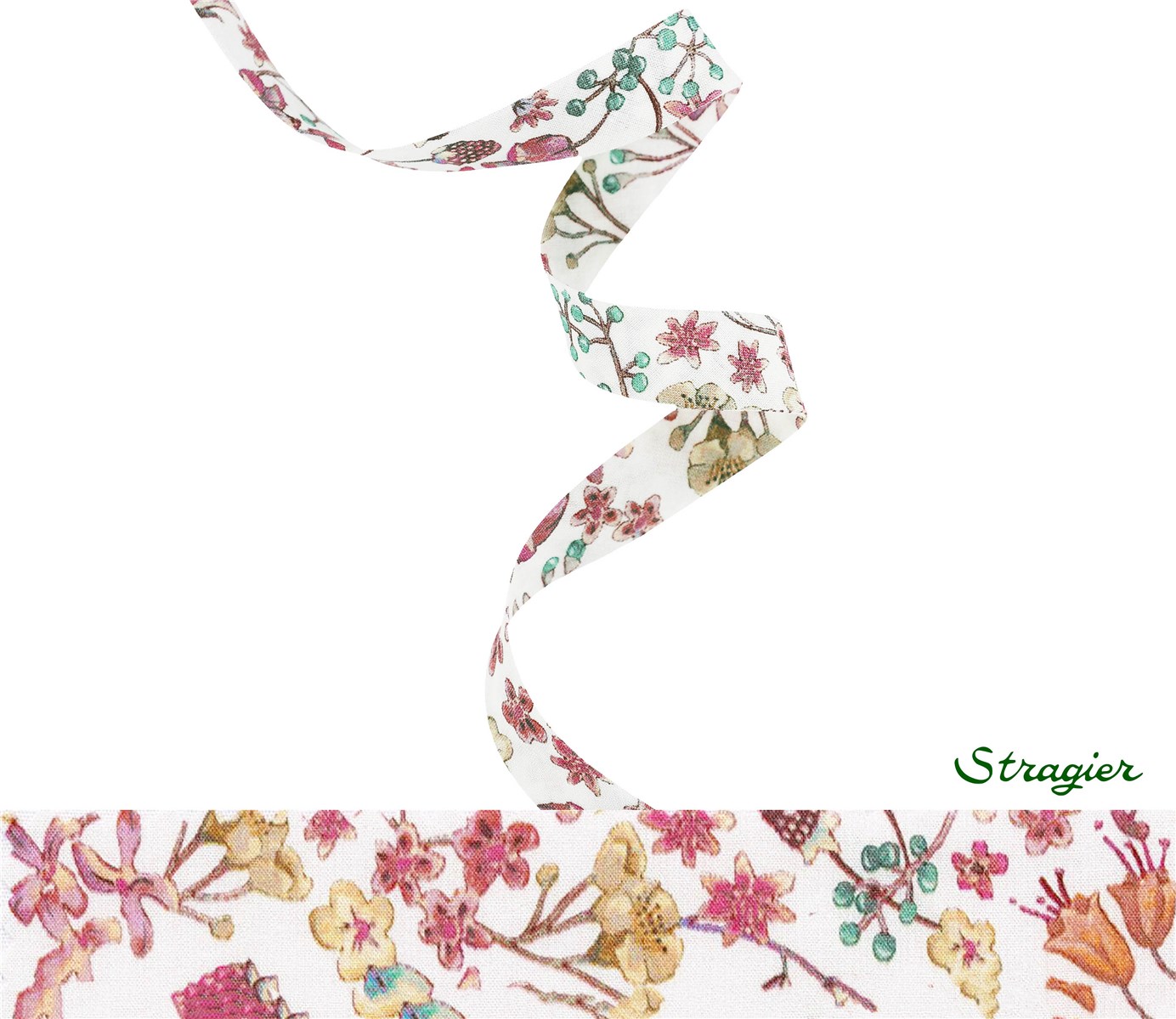 Biais Liberty - 5272 Donna Leigh - Pétunia - 10 mm
