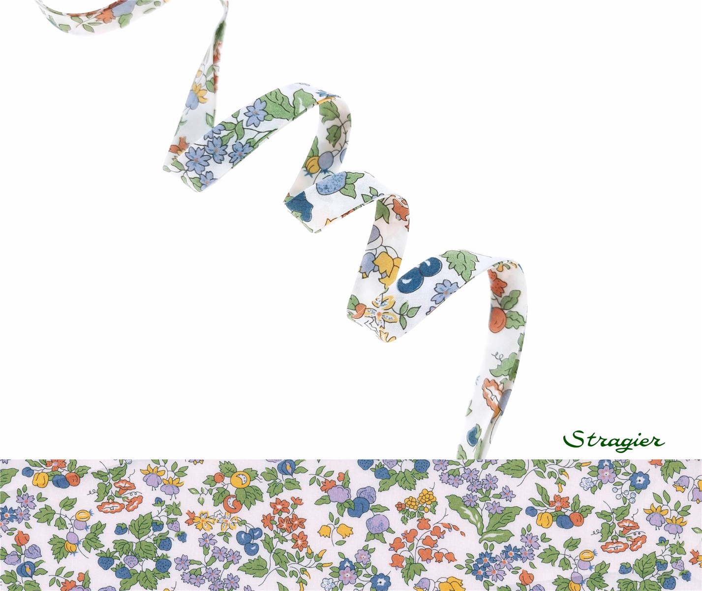 Liberty Bias Binding - Nancy Ann - Clémentine - 10 mm