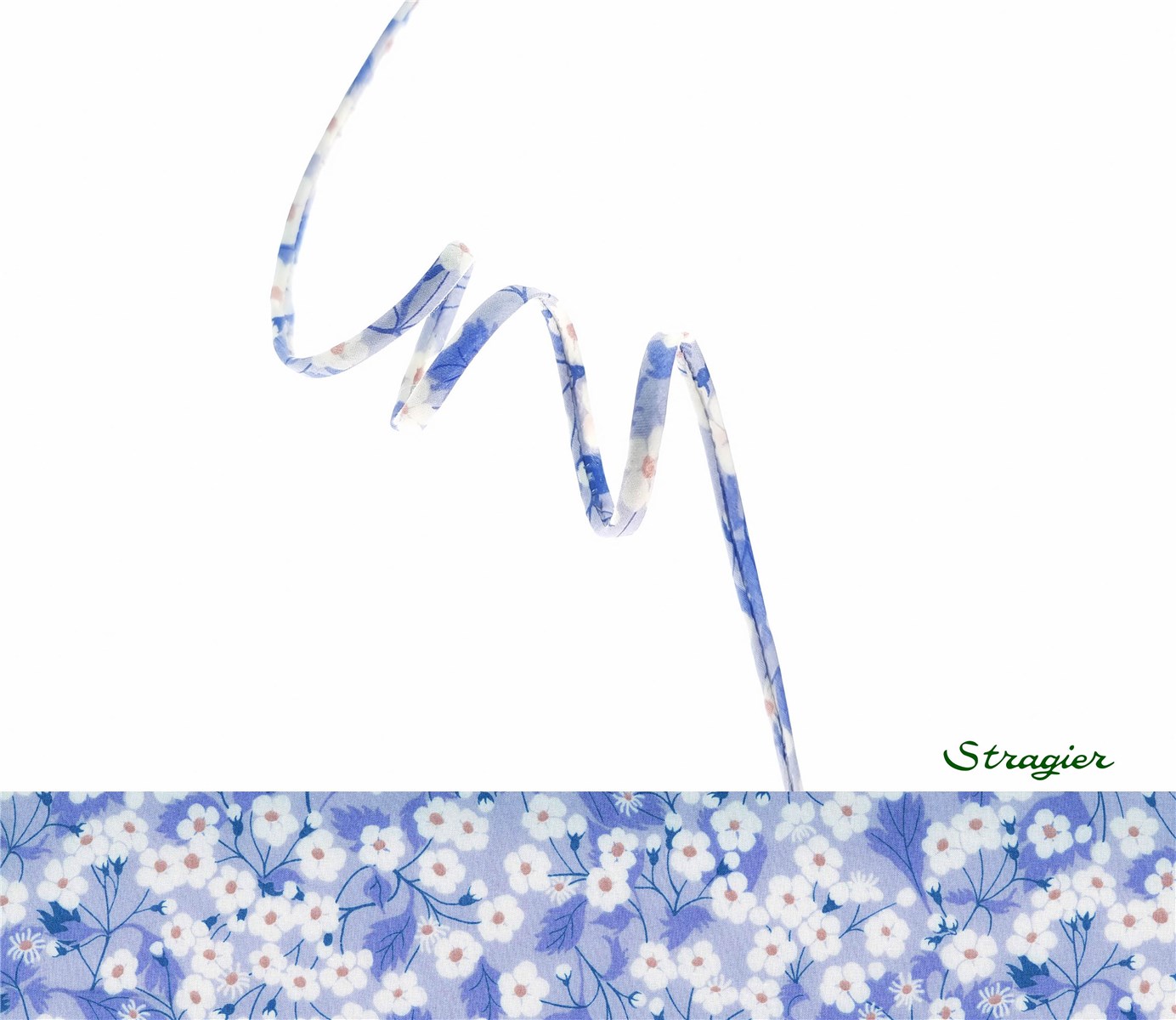 Cordon Liberty - 1033 Mitsi - Bleuet - 4 mm
