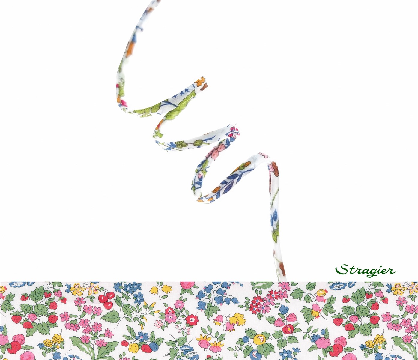 Cordon Liberty - 9014 Field Flowers - Grenade - 4 mm