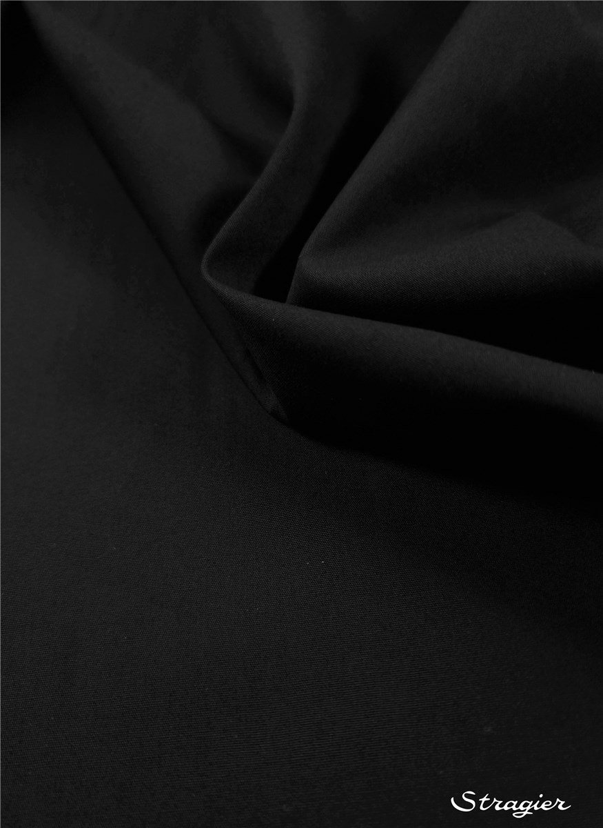 Voir Ref 0001 6066 - Popeline 59 fils/cm - Uni - Noir