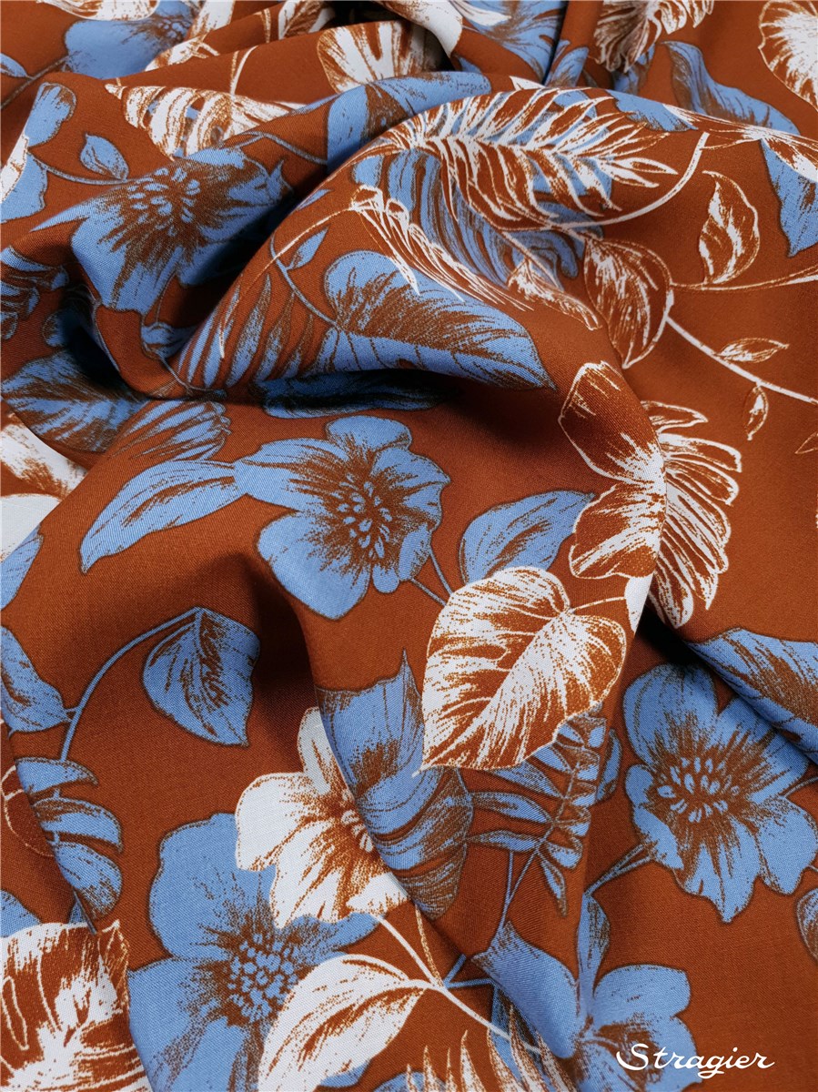 Javanaise Viscose - Garrigue - Terre Bleue 