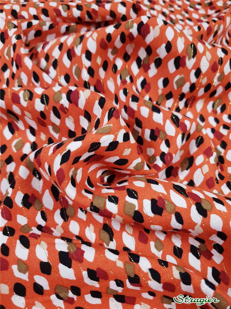 Viscose Lurex - Celivia - Corail