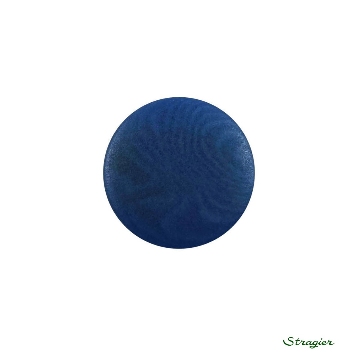 Ivory-Nut Buttons - à queue - Bleu Océan - 15 mm