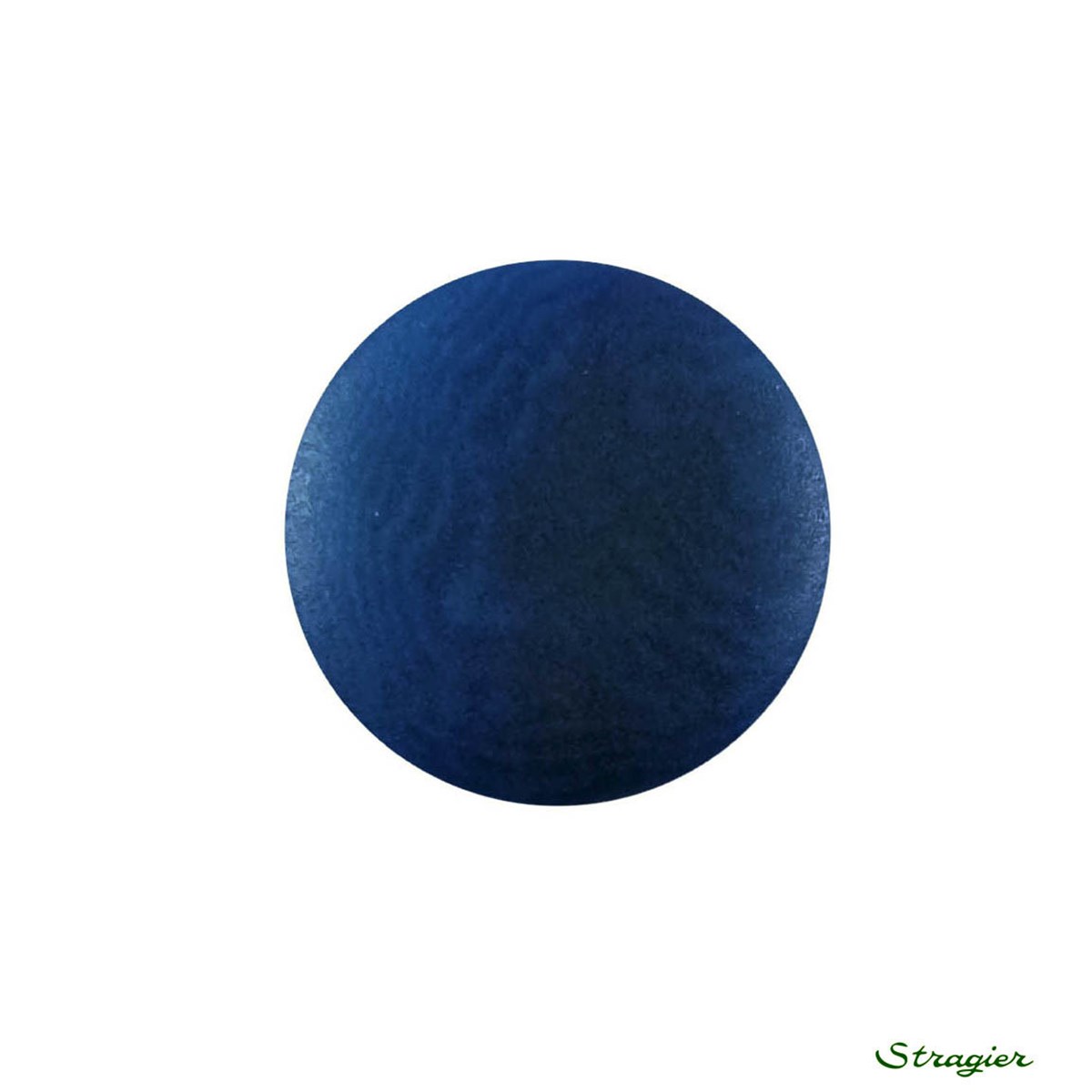 Ivory-Nut Buttons - à queue - Bleu Océan - 18 mm